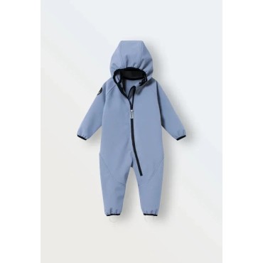 Комбинезон демисезонный мембрана Softshell 86-92 см цвет: серо-голубой 167-133