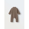 Флисовый комбинезон-поддева Cute 56-62 см цвет: мокко 1645-223