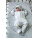 Комбинезон из футера с начесом Toucan 56 см цвет: экрю 1632-02