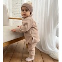 Флисовый костюм Cute 68-74 см цвет: теплый беж 1555-122