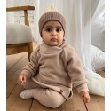 Флисовый костюм Cute 68-74 см цвет: теплый беж 1555-122