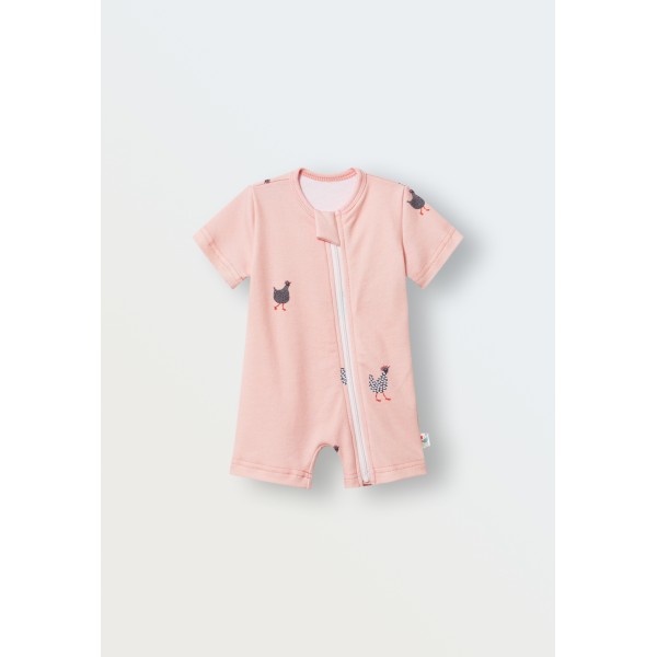 Песочник детский из трикотажа 68-74 см цвет: курочки 1516-307