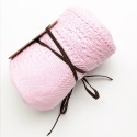 Колготки детские ажурные Huggy 115 см цвет: розовый 612015