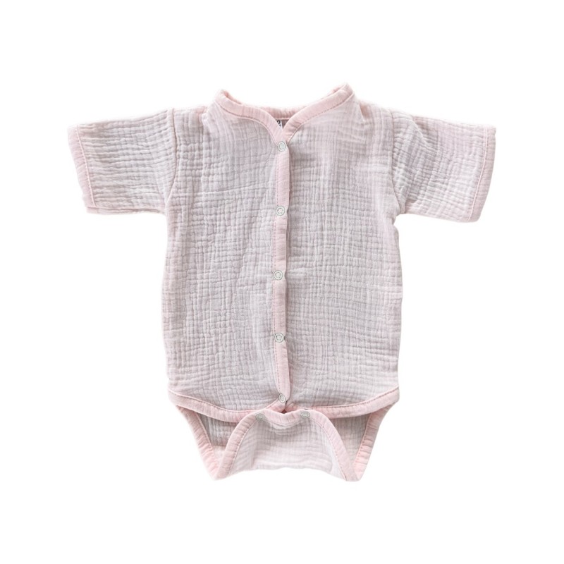 Боди на кнопках с коротким рукавом 68-74 см цвет: розовый М-172 Боди на кнопках с коротким рукавом 68-74 см цвет: розовый М-172