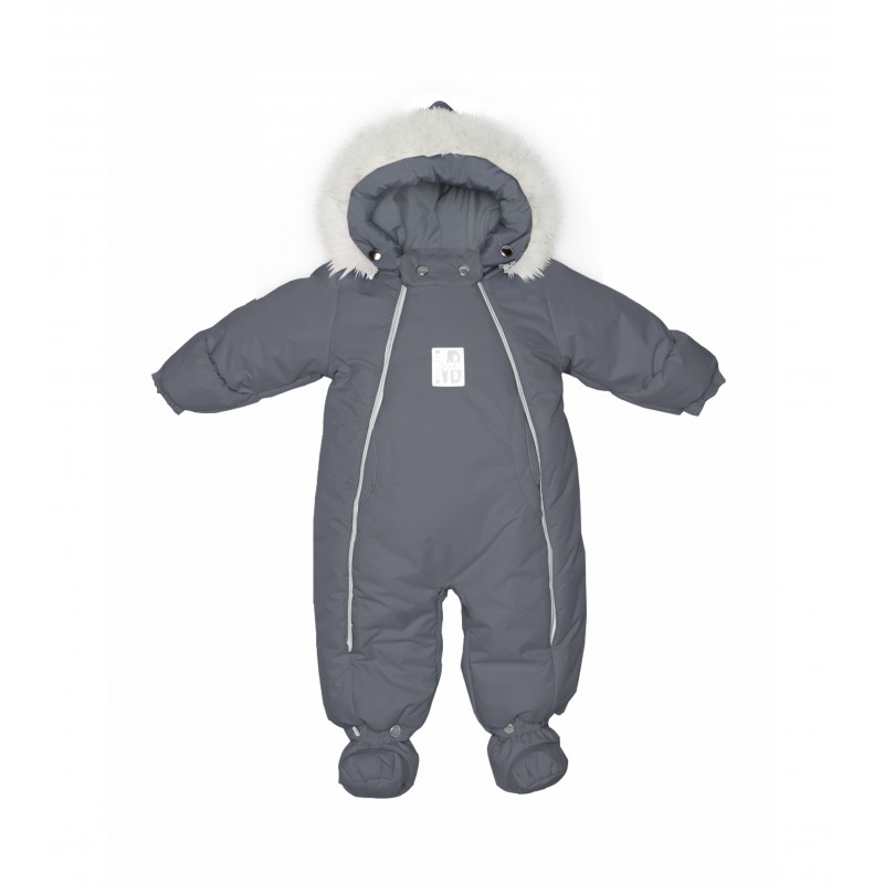 Комбинезон-трансформер с рождения до 68 см цвет: серый 163ШМ/2