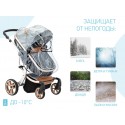 Дождевик на коляску универсальный со светоотражателем RRC-002
