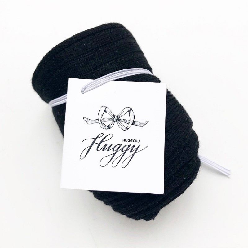 Колготки детские в рубчик Huggy 75 см цвет: черный 612001 Колготки детские в рубчик Huggy 75 см цвет: черный 612001