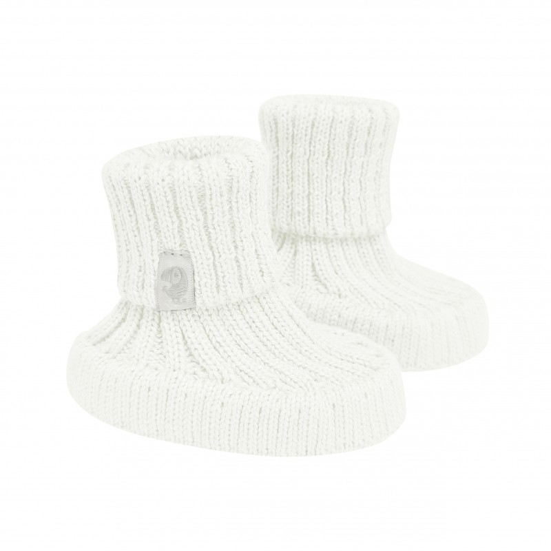 Пинетки детские вязаные Simple S 10 см цвет: экрю 850-02