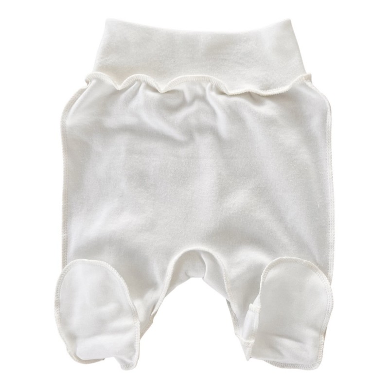 Ползунки для малыша 56-62 см однотонные: экрю Т-132/О