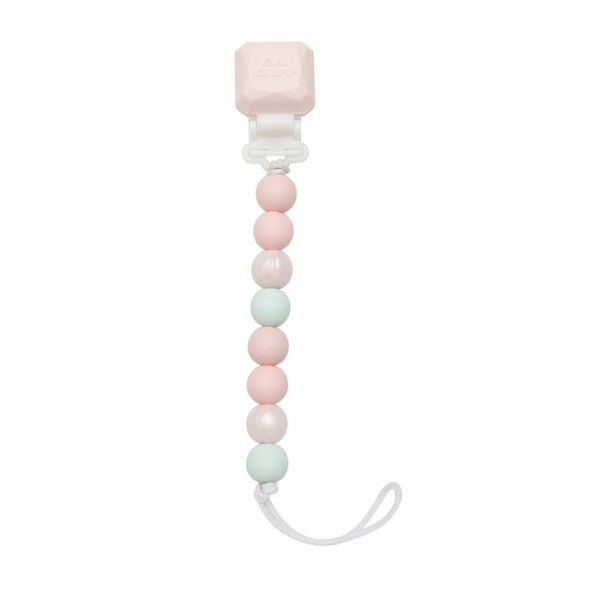 Держатель для пустышек Pacifier Clip Lolli Pink Mint HLDRPM