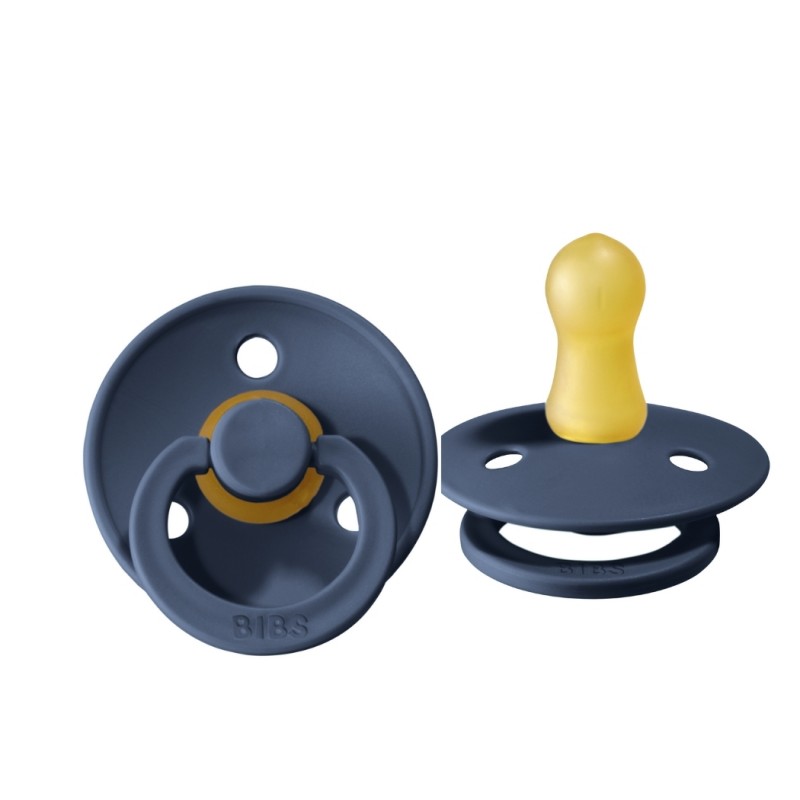 Cоска-пустышка BIBS Colour Latex 0-6 месяцев цвет: steel blue Cоска-пустышка BIBS Colour Latex 0-6 месяцев цвет: steel blue