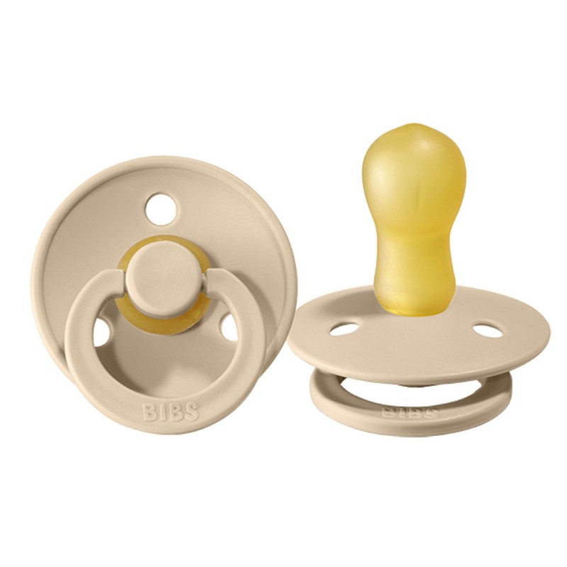 Cоска-пустышка BIBS Colour Latex 18-36 месяцев цвет: vanilla