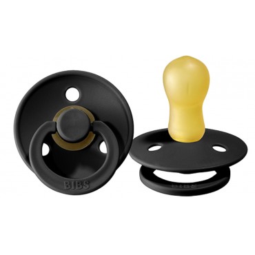 Cоска-пустышка BIBS Colour Latex 18-36 месяцев цвет: black