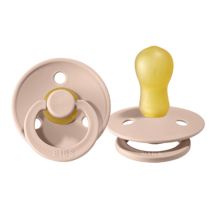 Cоска-пустышка BIBS Colour Latex 18-36 месяцев цвет: blush