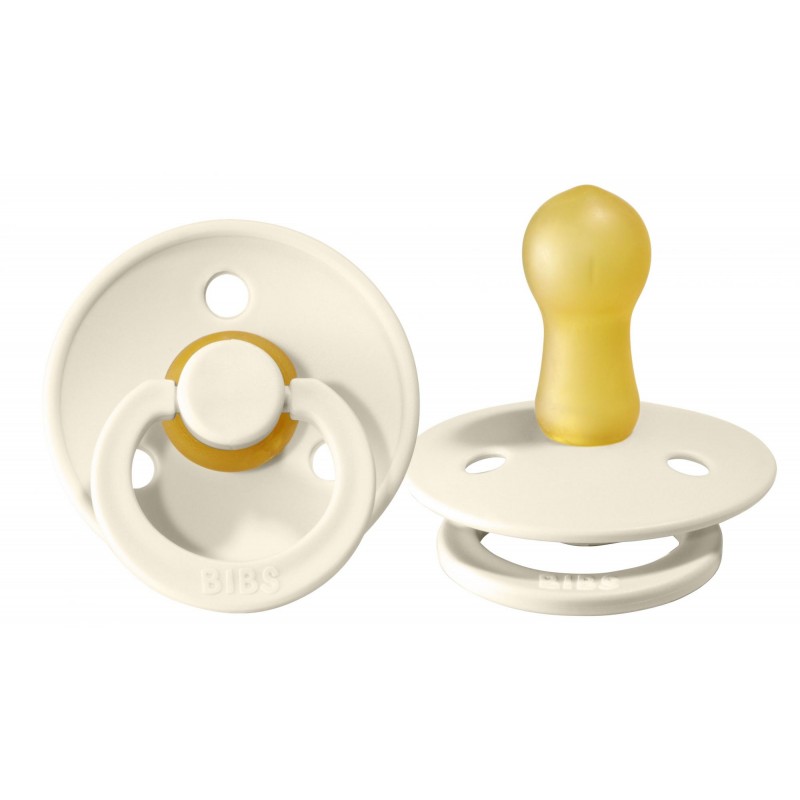 Cоска-пустышка BIBS Colour Latex 6-18 месяцев цвет: ivory Cоска-пустышка BIBS Colour Latex 6-18 месяцев цвет: ivory