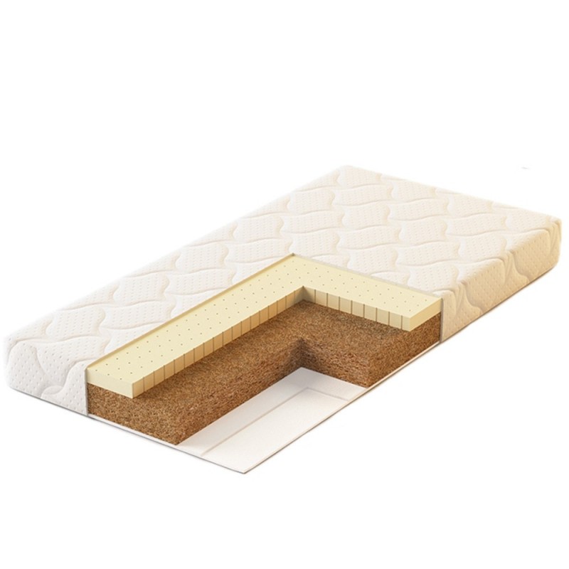 Матрас для прямоугольной кроватки Комфорт Элит 119х60х10 см ЭЛ-119-01