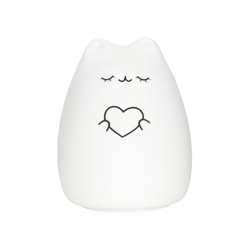 Силиконовый мягкий ночник CosmoCat + USB с аккумулятором