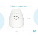 Силиконовый мягкий ночник CosmoCat + USB с аккумулятором