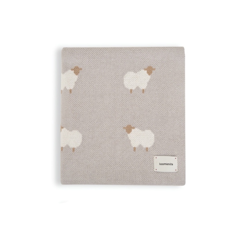 Вязаный детский плед Animal Sheeps 80*120 цвет: серый W164-029-80/120 Вязаный детский плед Animal Sheeps 80*120 цвет: серый W164-029-80/120