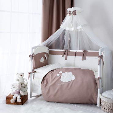 Комплект постельного белья 6 предметов " Бамбино " цвет: капучино ББ6-01.5