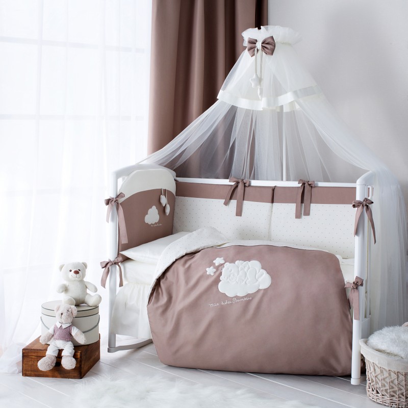 Комплект постельного белья 6 предметов " Бамбино " цвет: капучино ББ6-01.5