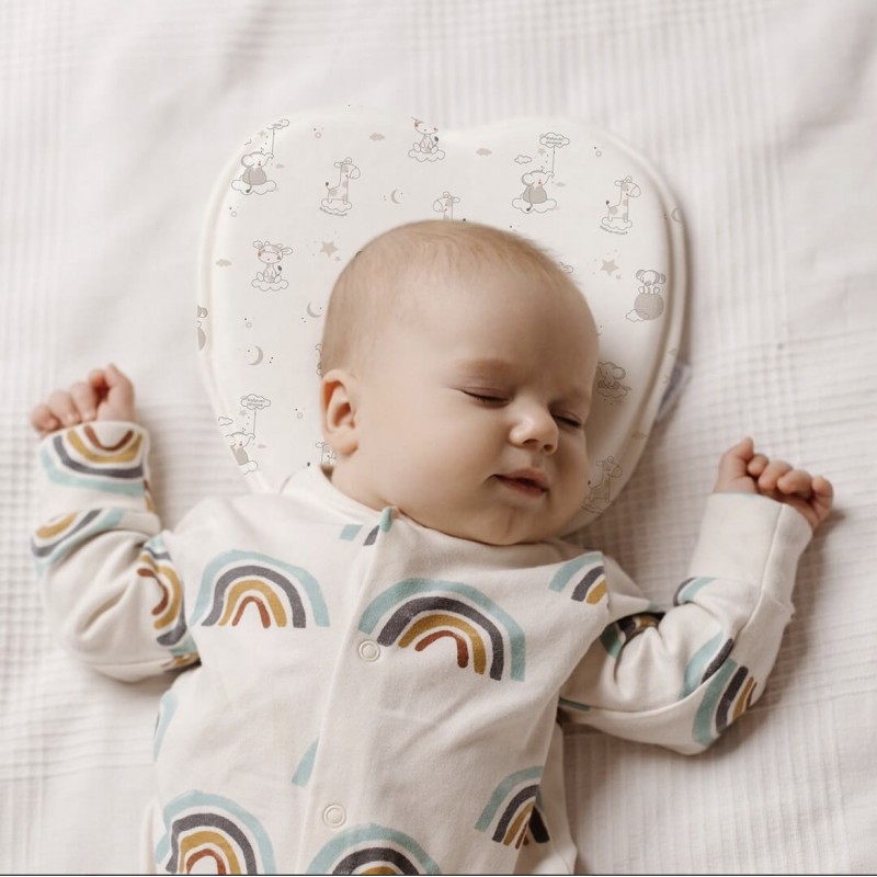 Детская анатомическая подушка до 1 года со съемным чехлом " Бабочка " Фабрика Облаков FBD-0002 Детская анатомическая подушка до 1 года со съемным чехлом " Бабочка " Фабрика Облаков FBD-0002