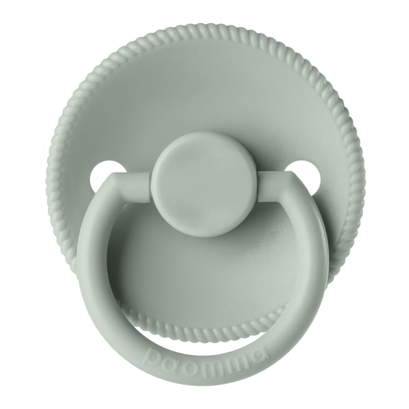 Пустышка Paomma с соской из натурального латекса (S) 0-6 месяцев цвет: sage PPL107