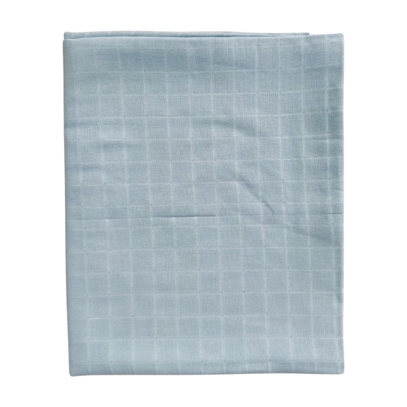 Муслиновая пеленка 100*120 цвет: голубой р-004 Муслиновая пеленка 100*120 цвет: голубой р-004