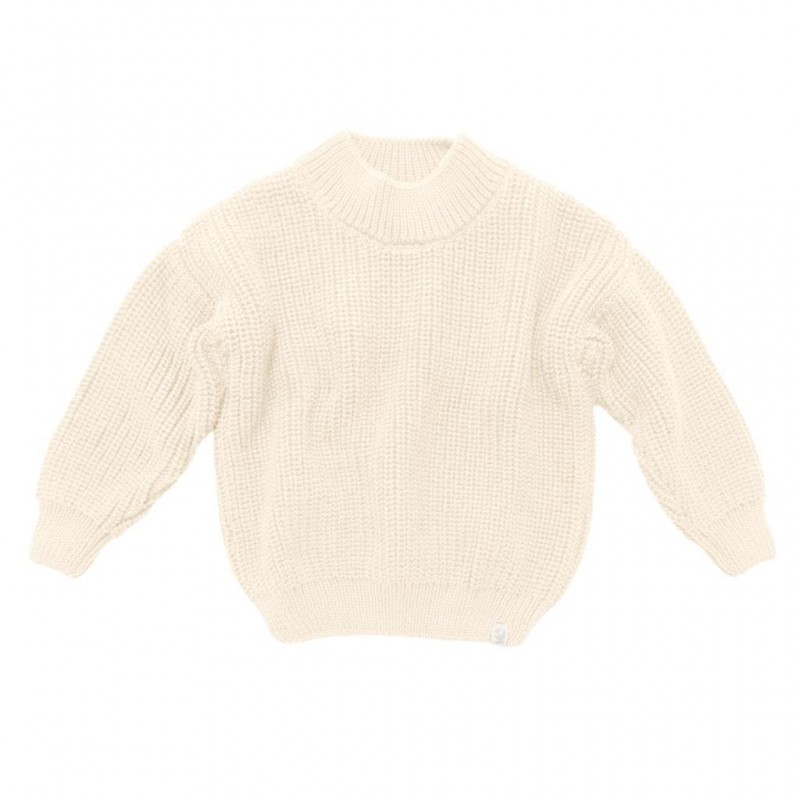 Джемпер вязаный oversize Classic 62-74 см цвет:  льняной 1000-41