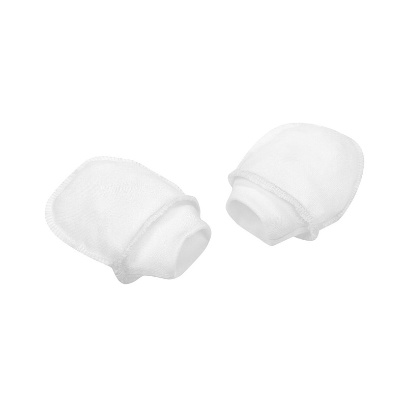 Рукавички-антицарапки со швами наружу 0-3 месяца цвет: экрю 1525-02