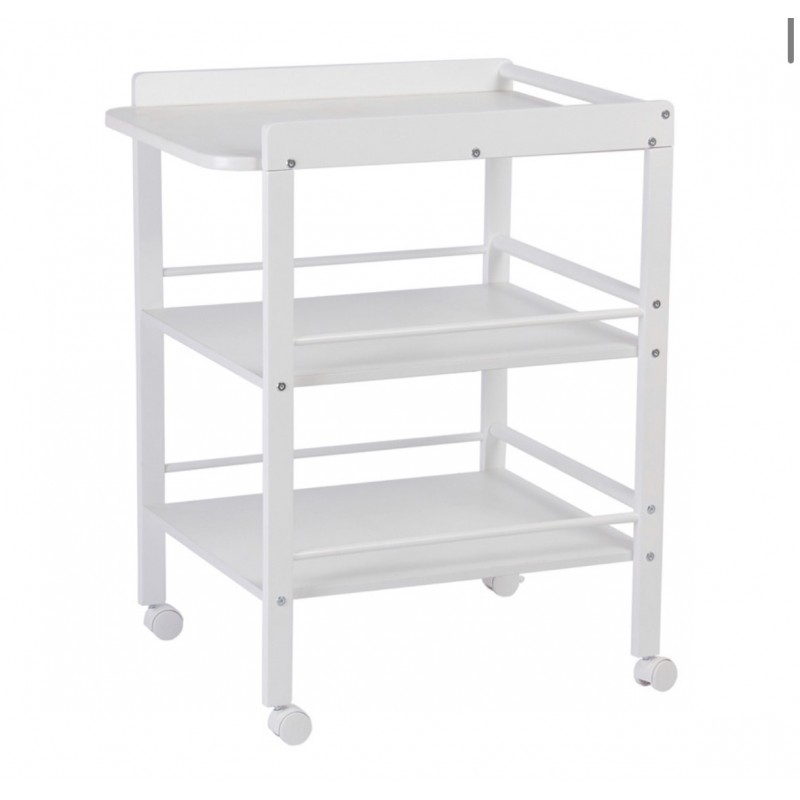 Пеленальный столик Polini kids Simple цвет: белый 1090