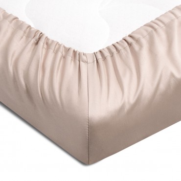Простыня на резинке на стандартный матрас 120*60 см цвет: песочный ПР-120.12 Простыня на резинке на стандартный матрас 120*60 см цвет: песочный ПР-120.12