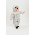 Комбинезон-трансформер с рождения до 80 см цвет: светло-серый 147ШМ