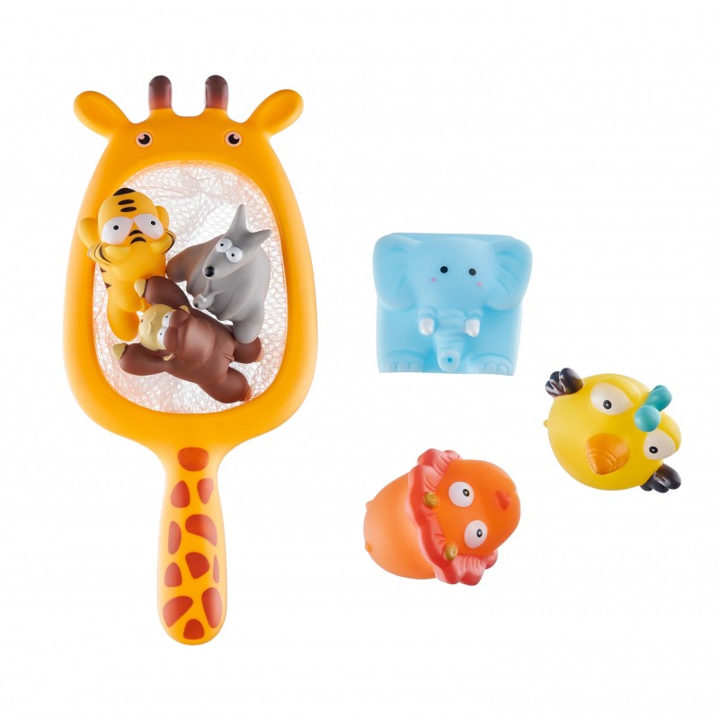 Игрушки для ванной SAFARI ANIMALS с сачком 6+1 шт RRT-813 Игрушки для ванной SAFARI ANIMALS с сачком 6+1 шт RRT-813