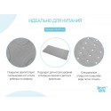 Антискользящий резиновый коврик для ванны с отверстиями 35x76см цвет: серый BM-M188-Grey Антискользящий резиновый коврик для ванны с отверстиями 35x76см цвет: серый BM-M188-Grey