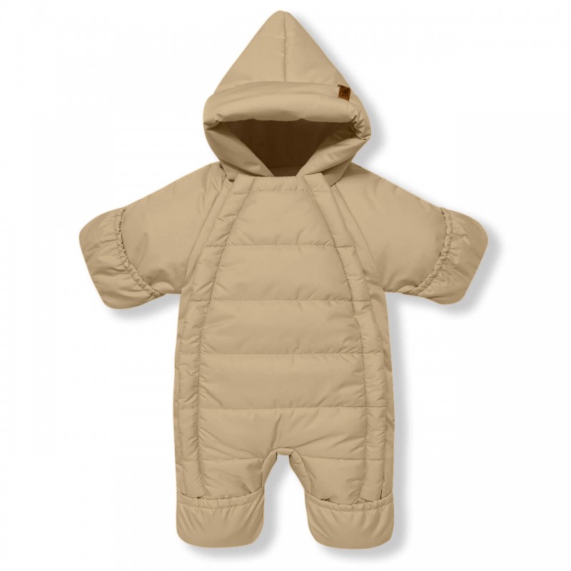 Комбинезон демисезонный DEW с капюшоном 0-6 месяцев цвет: бронза 160-55