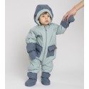 Комбинезон демисезонный Bloom 62-68 см цвет: светлый ментол/ синий 165-165