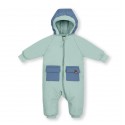 Комбинезон демисезонный Bloom 74-80 см цвет: светлый ментол/ синий 165-165