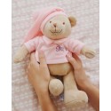 Игрушка для сна с белым и розовым шумом Drema BabyDou " Мишка Дрема" цвет: розовый 103