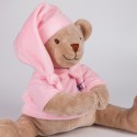 Игрушка для сна с белым и розовым шумом Drema BabyDou " Мишка Дрема" цвет: розовый 103