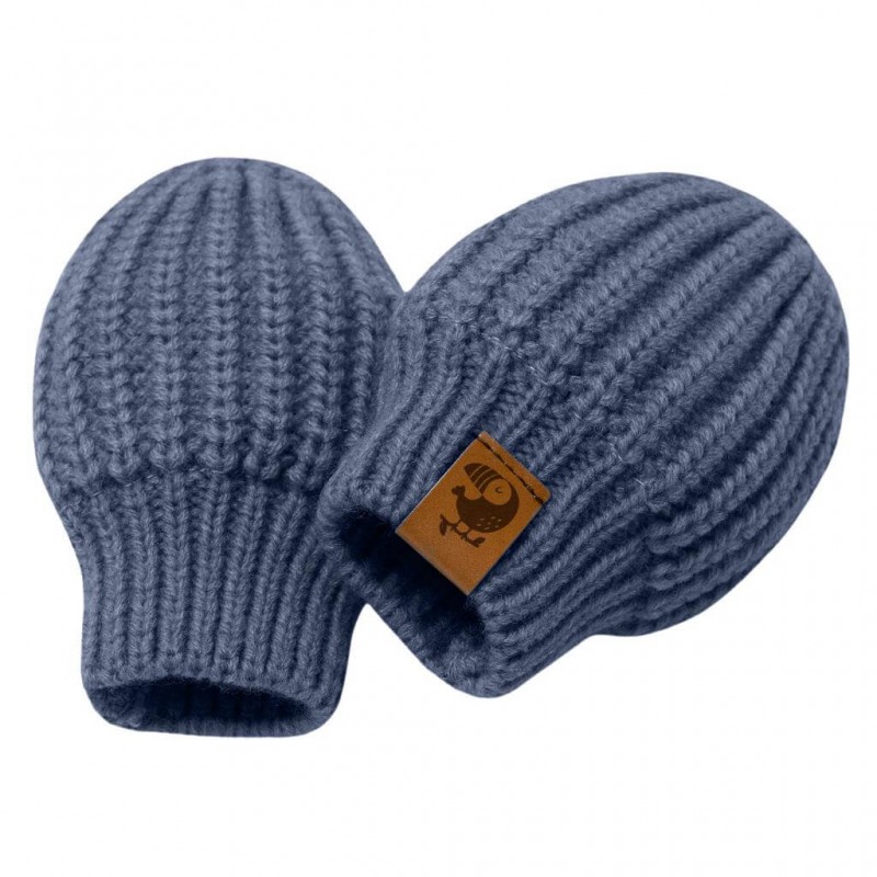 Варежки-рукавички вязаные Woolly цвет: джинс 3500-120 Варежки-рукавички вязаные Woolly цвет: джинс 3500-120