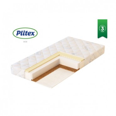 Матрас для прямоугольной кровати Eco Life 119*60*12 см ЭКФ-01
