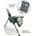 Стульчик для кормления с рождения 0+ Bubago Amelia цвет: светло-серый BG 103-2