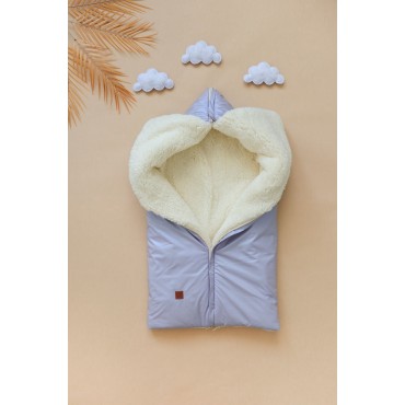 Конверт-одеяло с прорезями для ремней « Shiny» цвет: лиловый 0406