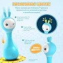 Интерактивная игрушка-погремушка Умный зайка alilo R1 c распознаванием цветов цвет: фиолетовый 60405 Интерактивная игрушка-погремушка Умный зайка alilo R1 c распознаванием цветов цвет: фиолетовый 60405