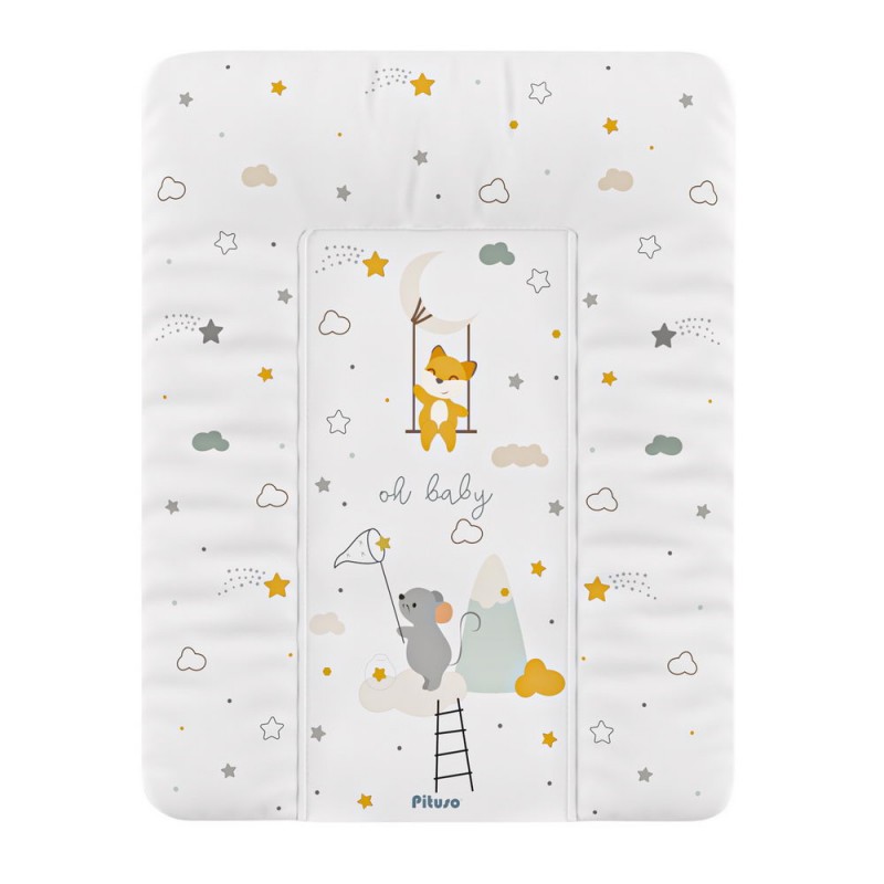 Матрас для пеленания мягкий Зверята 72*52 см 4210-50 Матрас для пеленания мягкий Зверята 72*52 см 4210-50