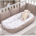 Кокон-гнездышко-колыбель для малыша Perina Soft Cotton цвет: песочный ГН-02.12