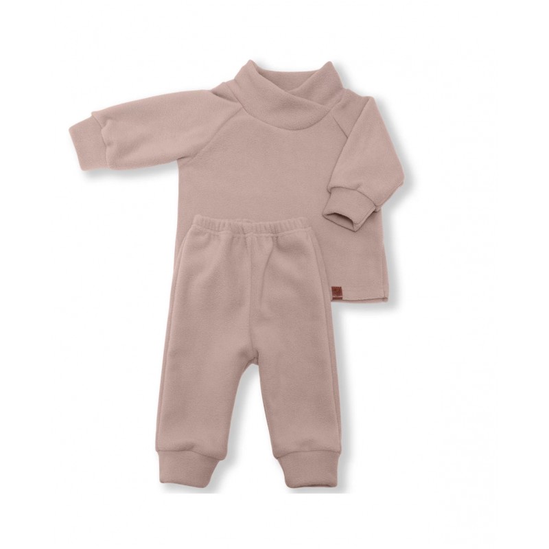 Флисовый костюм Cute 68-74 см цвет: теплый беж 1555-122