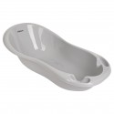 Ванночка для купания малыша с рождения 101 см Ronda слив + термометр цвет: серый P0221306