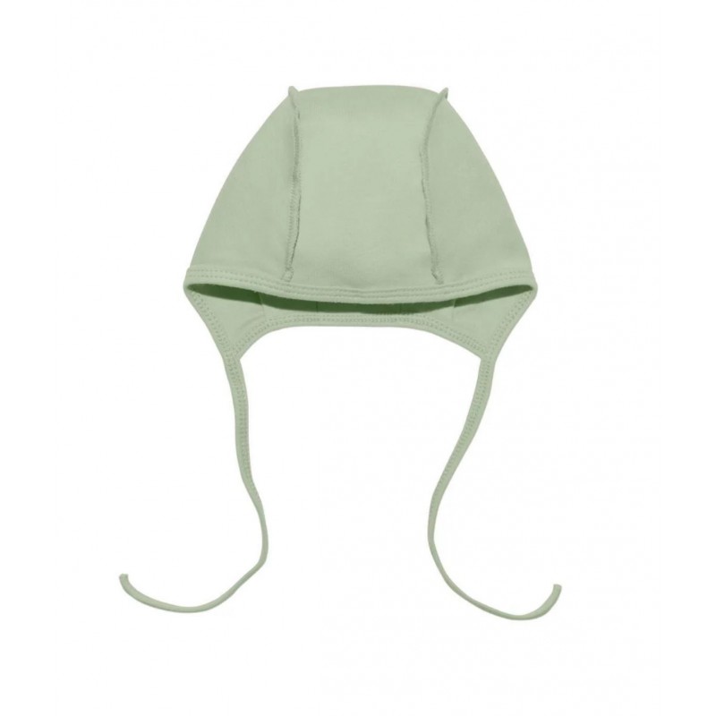 Шапочка-чепчик для малыша 36-38 см цвет: хаки 1529-04